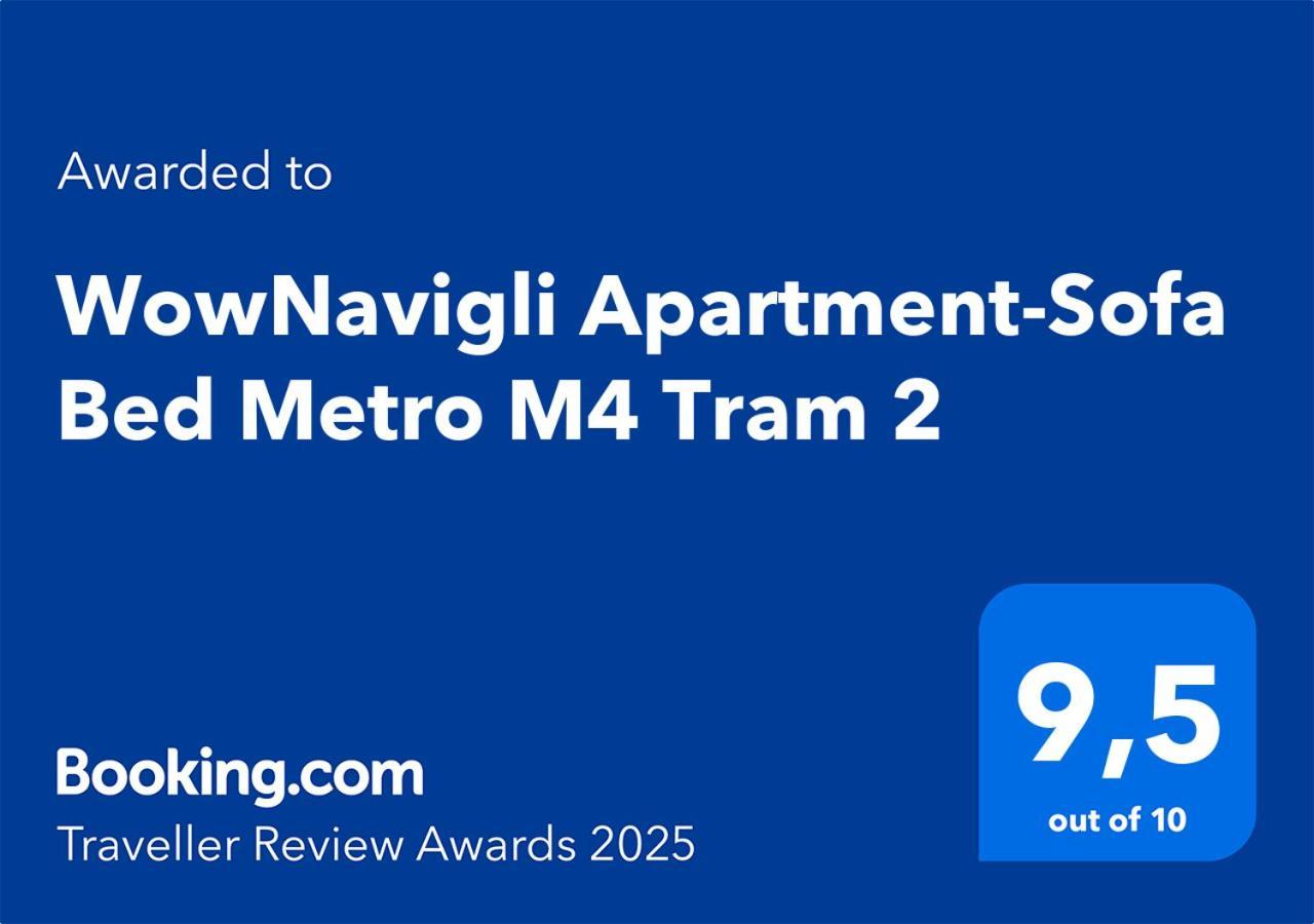 Wownavigli Apartment-Sofa Bed Metro M4 Tram 2 Milano Exteriör bild